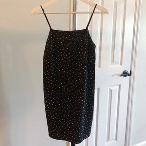 Topshop Polka Dot Spaghetti Strap Dress
